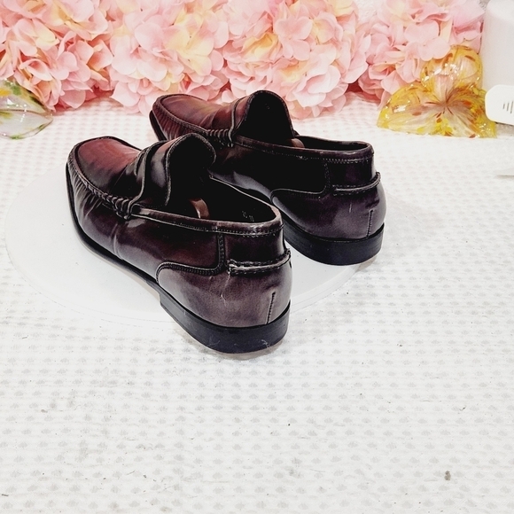 Adam Derrick To Boot New York Patent Leather Gray Penny Loafer Size 10 - Picture 3 of 10